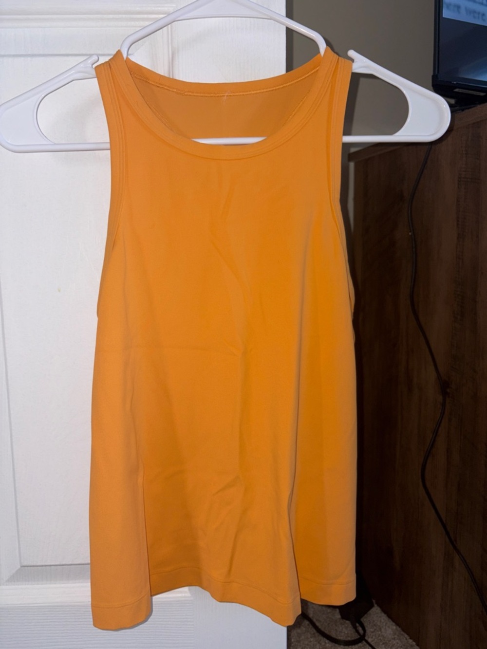 lululemon athletica Bright Orange Racerback Tank